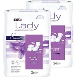 SENI Lady Ultimate Long Bladder Control Pads |52 pcs– Pack of 2 | Overnight Incontinence Protection, Highly Absorbent, Skin-Friendly, Discreet & Comfortable-picture-27