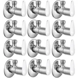 Senkiddpro Fusion Stainless Steel Chrome Finish Wall Mounted Angle Cock (Pack of 12)-picture-22