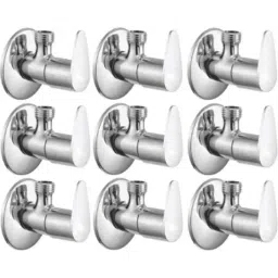 Senkiddpro Fusion Stainless Steel Chrome Finish Wall Mounted Angle Cock (Pack of 9)-picture-19