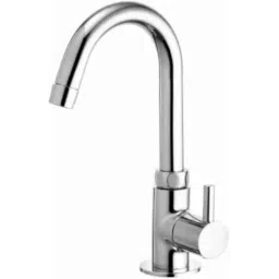 Senkiddpro Prime Brass Chrome Finish Wall Mounted 360 Degree Moving Swan Neck Sink Tap-picture-40