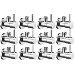 Senkiddpro Turbo Stainless Steel Chrome Finish Wall Mounted Angle Cock (Pack of 12)-picture-10