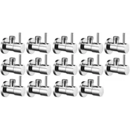 Senkiddpro Turbo Stainless Steel Chrome Finish Wall Mounted Angle Cock (Pack of 14)-picture-16