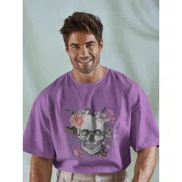 SENO TEX Men Graphic Printed Round Neck Cotton Oversized T-shirt-picture-23