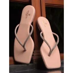 Senorita by Liberty Women's Peach Thong Sandals-picture-35