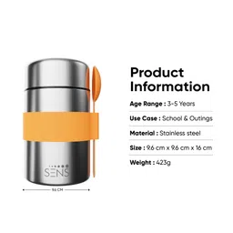 SENS JARJOY Stainless Steel Food Jar Sunset - 480 ml image 2