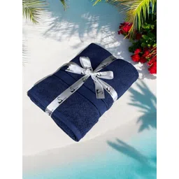 SENSES Blue 1 Cotton 550 GSM Bath Towel-picture-28