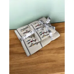 SENSES Blue 2 Printed Cotton 550 GSM Bath Towel-picture-33