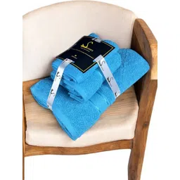 SENSES Blue 3 Cotton 550 GSM Bath Towel-picture-37