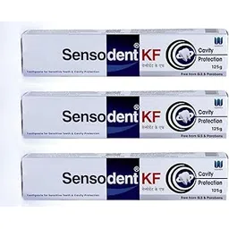 Sensodent KF cavity protection toothpaste 125gm (Pack of 3)-image-3