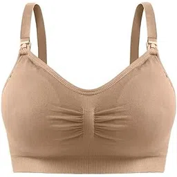 sensual lady Women's Nursing Bra, Wireless Seamless Nursing Maternity Bras, Women Pregnancy Breastfeeding Bra, Breastfeeding Bralette with Removable Bra.-picture-46
