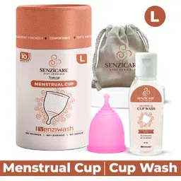 senziwash Large Reusable Menstrual Cup-picture-13