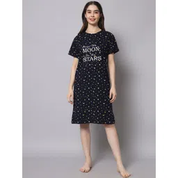 SEPHANI Printed Pure Cotton Nightdress-picture-26