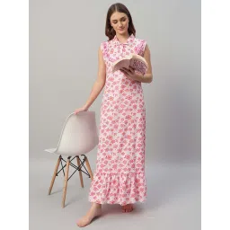 SEPHANI Women Pink Nightdress-picture-11