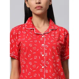 SEPHANI Women Printed Night suit image 5