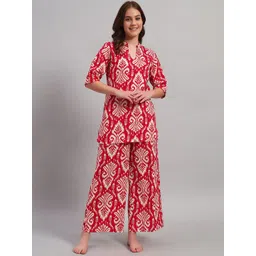 SEPHANI Women Pure Cotton Printed Night suit-picture-20