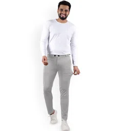 Septem Men Regular Fit Mid Rise Trousers-picture-18