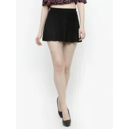 Sera Black Above Knee Skirt-picture-35