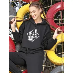 Sera Black Printed Hoodie-picture-27