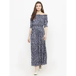 Sera Floral Print Off-Shoulder Maxi Dress-picture-26