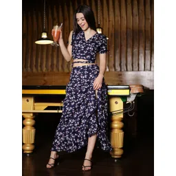 Sera Floral Printed Maxi Top With Skirt-picture-24