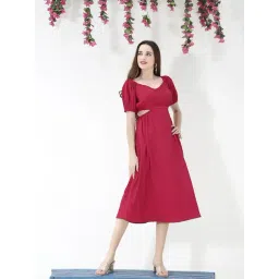 Sera Fuchsia Midi Dress-picture-19