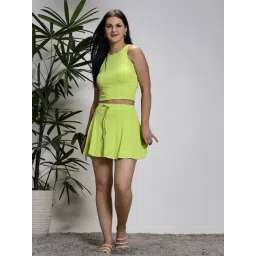 Sera Lime Green Mini Co-Ord Set-picture-30