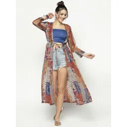 Sera Multicolor Printed Cover Up Shrug-picture-13