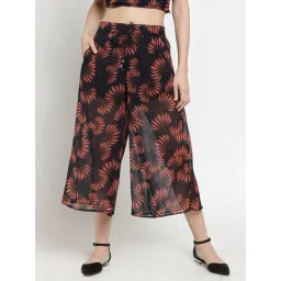 Sera Navy Floral Print Culottes-picture-12