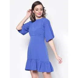 Sera Puff Sleeve A-Line Mini Dress image 4