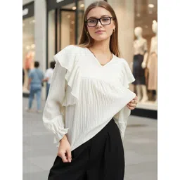 Sera Ruffles Cotton Top-picture-13