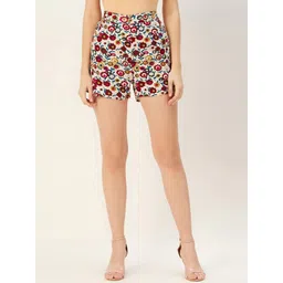 Sera Women Floral Printed Shorts-picture-31