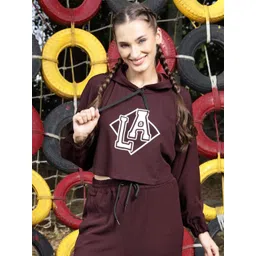 Sera Women Printed Hooded Sweatshirt-picture-38