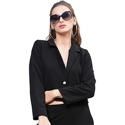 sera Women's A-Line Coat Regular Blazer-picture-21