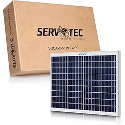 servcontrol Servotech 50 Watt Polycrystalline Solar Panel lPV Module|Portable &Light Weight|Durable,High-Efficiency Renewable Energy Solution for Home, Office & Lawn|25-Year Performance Warranty|Pack of 1-picture-25