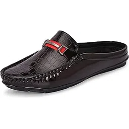 server Loafers for Men Casual Shoes | Slip-on Closure | Stylish Slip on Cut Shoe | Perfect for Casual Shoes | Back Open Clogs | Men's Loafer Shoe-picture-22