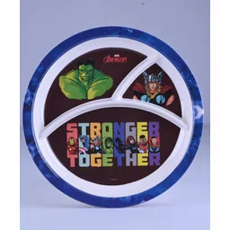 Servewell 3 Partition Plate Marvel Avengers Theme - Multicolour-picture-20