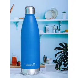Servewell Bali Imperial Blue SS Stainless Steel Single Wall Water Bottle 1 L-picture-24