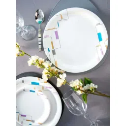 Servewell Cityscape Melamine 28 cm Dinner Plates - Set of 6-picture-12
