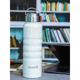 Servewell Speckle White Steel Twister Vacuum Bottle (0.725 L)-picture-45