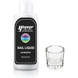 Set of Slip Solution for Poly Nail Gel 45ml & Glass Dappen Dish Nail Crystal Bowl-picture-16