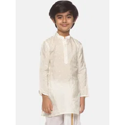 Sethukrishna Boys Cream-Coloured Kurta-picture-47