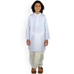 Sethukrishna Boys Mandarin Collar Kurta with Dhoti Pants-picture-34