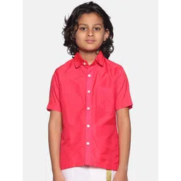 Sethukrishna Boys Pink Classic Semiformal Shirt-picture-16