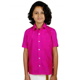 Sethukrishna Boys Pink Standard Casual Shirt-picture-45