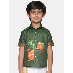 Sethukrishna Boys Printed Regular Fit Casual Shirt-picture-28