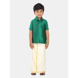 Sethukrishna Boys Shirt And Veshti Clothing Set-picture-50