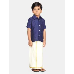 Sethukrishna Boys Shirt Collar Clothing Set-picture-14