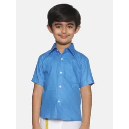 Sethukrishna Boys Shirt Collar Cotton Casual Shirt-picture-12