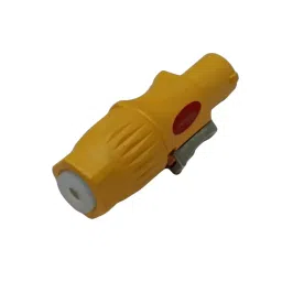 SETMI INDIA Powercon Plug for Stage Lighting, Sound Systems, Industrial Machinery, Yellow image 1