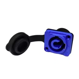 SETMI INDIA Powercon Socket for Reliable and Secure Power Connections, Black & Blue-picture-38